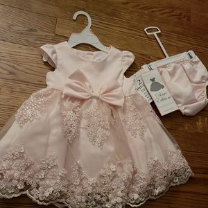 NWT Rare Editions baby dress 12 mo